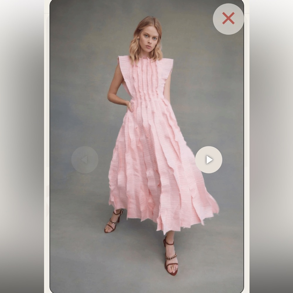 Aje Hybrid Midi Dress in Rose Pink, XS